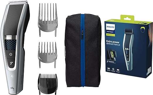 Philips Hair Clipper Serie 5000 Regolacapelli Con Tecnologia Trim-n-Flow E DualCut (modello HC5630/15)