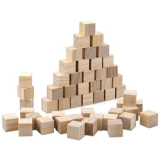 100 Pezzi Cubi Legno da Decorare, Cubi di Legno Decorare 2x2x2cm, Cubo Legno di Pino Naturale Grezzo, Cubetti di legno per Fai da Te, Stampi, Arte e Artigianato, Puzzle e Numeri