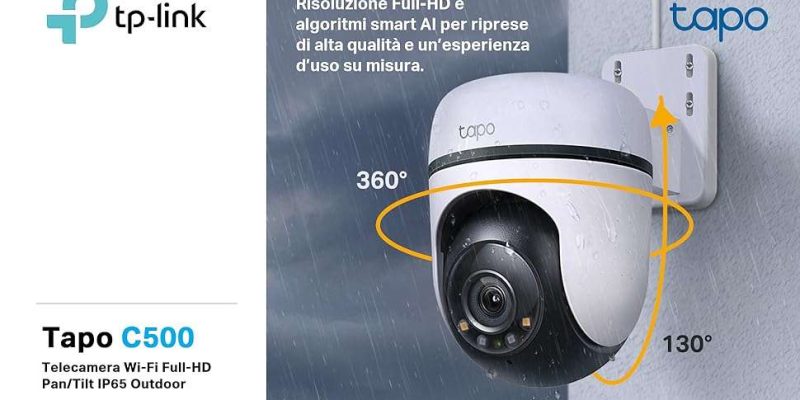 Tapo C500 Telecamera Wi-Fi Esterno: Proteggi la Tua Casa con la Soluzione Definitiva