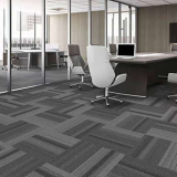 BAXIS A Strisce Tessere di Moquette Peel And Stick Antiscivolo Commerciale Quadrotte di Moquette con Supporto Bituminoso Durevole all’Usura Giuntura Libera per la Casa e L’Ufficio