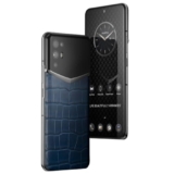 Vertu iVERTU Alligator Skin 5G Phone, Smartphone sbloccato, crittografato sicuro, fotocamera da 64 MP, 12+512G, 120Hz FHD+(1080 * 2400) display OLED, Dual SIM, ricarica rapida (blu navy)