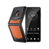 Vertu IRONFLIP – Telefono cellulare a portafoglio Android 5G sbloccato, design pieghevole, controllo con una sola mano, fotocamera da 50 MP, 12G + 512 G, Dual SIM 6,9″ 120 Hz, OLED da 65 W, ricarica