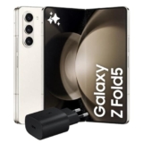 Samsung Galaxy Z Fold5 Smartphone Pieghevole, Caricatore Incluso, RAM 12GB, 256GB, Sim Free Android, Fotocamera 50MP, Display 6,2″/7,6″ Dynamic AMOLED 2X, Cream 2023 [Versione italiana]