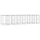 Home & Garden – Cuccia per cani da esterno in acciaio zincato con tetto 16,94 m