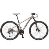 HTQFDC Mountain Bike da 29 pollici, Mountain Bike Hardtail con telaio in alluminio da 19″ Trasmissione leggera a 27/30 velocità con raggi con freno a disco per uomo Donna Uomo