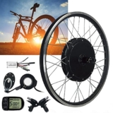 Kit di conversione Bici elettrica 36v/48v 500W 20″ 24″ 26″ 27,5″ 700C 28″ 29″ Motore del mozzo Ruota Posteriore Accessori per Bicicletta elettrica LCD5 Metri,28inch-36V/500W