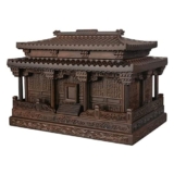 RVHAOODI Cremazione in Legno Urna Urna Double People Box Box, urne per Ceneri umane, Urti di cremazione Cenere di Cenere del baratta