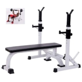 QHLMLL Supporti per Dip Panca per distensioni Rack per Squat Panca per Pesi Regolabile Rack per Squat Set di bilancieri Supporto per Attrezzi Fitness Rack per manubri da Uomo Attrezzatura per fitne