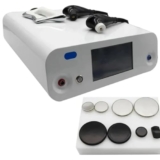 ZHPPED Dispositivo Portatile per Terapia Tecar 448K per dolori corporei, Macchina per termoterapia Fever Master 448K, Macchina per diatermia per Terapia Tecar RES/cap 448K