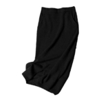 FULBHPRINT 100% Cashmer Casual Gonna Elegante Accogliente Autunno Inverno A Vita Alta Gonna Maglieria Delle Donne, Nero , L