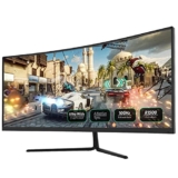 29″ curvo 100Hz LED Gaming Monitor Full HD 1080P Ultra Wide HDMI DP Porte con altoparlanti, VESA Montaggio a parete Ready 2020 (cavo DP incluso)