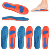 4 Coppie di Solette Ortopediche, Ergonomico Solette in Gel, Solette Scarpe da Lavoro per Uomo e Donna, Supporto L’arco Plantare Continuo per Persone che Stanno in Piedi a Lungo, Taglia 41-42