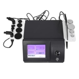 448KHZ Tecar Therapy Machine RES CET Monopole RF Energy Transfer Diatherapy Dispositivo per il dolore muscolare allevia la cellulite riduce il riscaldamento profondo Elitzia (nero)