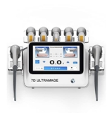 7D-Hifu Smas Dispositivo antietà rassodante per la pelle per la rimozione delle rughe, macchina per rassodare il collo del viso e del corpo con 7 cartucce