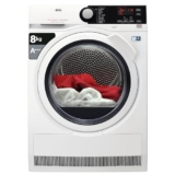AEG T8DBE851 Asciugatrice ProTex Optisense, Condensazione con Pompa di Calore, 8 kg, Bianco