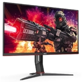 AOC Monitors Gaming U28G2XU – Monitor UHD da 28 pollici, 144 Hz, 1 ms, FreeSync Premium Pro, HDR400 (3840×2160, HDMI, DisplayPort, hub USB), colore nero/rosso