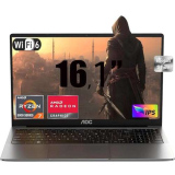 AOC PC Gaming Portatile, AMD Ryzen 7 5700U(Fino a 4.3Ghz), 16GB RAM 512GB SSD (Supporto 4 TB), Radeon Vega 8 PC Portatile,16,1 Pollici Computer Portatile,WiFi 6,Tastiera Retroilluminata,Type-C,HDMI