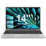 AOCWEI PC Portatile Win 11 Celeron N4020 upto 2.8 GHz, Notebook 14 pollici con 5G WiFi 6GB RAM 128GB ROM Estensioni SSD 1TB, 1080 FHD Bluetooth 4.2 USB HDMI Tastiera Italiana Membrana-Argento