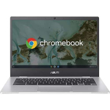 ASUS Chromebook CX1 CX1400CKA, Notebook 14″ Anti-Glare, Intel Celeron N4500, RAM 4GB, 64GB eMMC, Intel UHD Graphics 600, ChromeOS, Argento