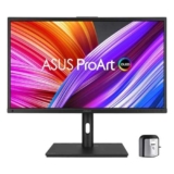 ASUS ProArt Display OLED PA27DCE-K Monitor Professionale da 27” pollici (26,9), 4K UHD (3840 x 2160), 0,1 ms, 99% DCI-P3, HLG, ΔE < 1, USB-C PD 80W, Calibrazione Hardware, Calman, ColourSpace, Nero