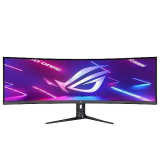 ASUS ROG Strix XG49WCR Monitor Gaming 49” pollici Super Ultra-wide Curvo, Dual QHD 32:9 (5120 x 1440), 165Hz OC, 1 ms, ELMB, DisplayHDR 400, 90% DCI-P3, DisplayPort 1.4, USB Type-C, Smart KVM, Nero