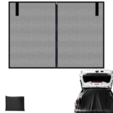 Accessori Campeggio, 174 x 150 cm Tendina Parasole Auto, Zanzariera Porta Camper con Chiusura Magnetica, Tenda Parasole Auto, Accessori Campeggio per Tetto Roulotte, Camper, Viaggio, Pesca