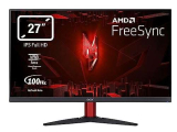 Acer Nitro KG272Ebmiifx, Monitor Gaming PC 27”, Display IPS Full HD 100 Hz, 1 ms (VRB), 16:9, FreeSync, VGA, HDMI (1.4), Lum 250 cd/m2, ZeroFrame, Speaker Integrati, Audio In/Out
