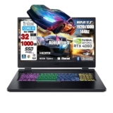 Acer Notebook Nitro 5 • Portatile Gaming Processore Intel Core i9-12900H • RAM 32 GB DDR5 • SSD 1 Tb • Display 17.3″ FULL HD IPS 144 Hz • NVIDIA GeForce RTX 4060 8 GB GDDR6 • Tastiera RGB