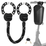 Achort Lucchetto Monopattino Elettrico, Lucchetto Scooter, Catena Bicicletta Antifurto con Borsa Impermeabile,Lucchetto a Catena Spessa 8 mm, Accessori Monopattino Elettrico per Xiaomi Ninebot Scooter