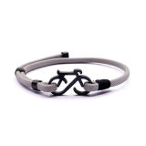 Aloha Bracciale Bici Corsa Gravel Bike Mountain Bike Idea regalo Uomo Donna Regolabile Acciaio (Grigio)