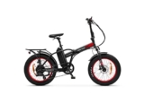 Argento Mini Max GT, Bici Elettrica a Pedalata Assistita , Pieghevole, Ruote Fat 20″x 4, Freni Idraulici, Motore 250W, Peso Max Supportato 100 kg, Batteria 615Wh
