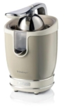 Ariete 413 Spremiagrumi Elettrico con Leva – Salvagoccia – Motore Silenzioso – 85 Watt – Design Vintage – Beige