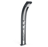 Arkema Design Doccia ecologica solare Dada Antracite e Inox con Doccetta D340/7016-I