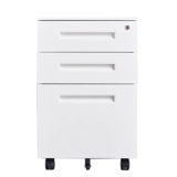 Armadietto in acciaio metallico bloccato a 3 livelli con rullo sotto la scrivania mobile schedario per casa ufficio (colore: formato A2: 60 x 39 x 50 cm)