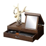 Armadietto per gioielli Armadietto Organizer per donne Scatola di esposizione di trucco Stand Up Accent Mobili Camera da letto Armadietti