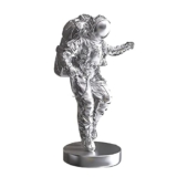 Astronauta Di 25 * 63CM Che Cammina Ornamento Compreso Ingresso Di Stile Di Lusso Della Luce Creativa Della Base/Gabinetto Della TV/Regalo Di Natale Della Decorazione Dello Scrittorio