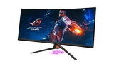 Asus ROG SWIFT PG35VQ 35” UWQHD Gaming Monitor, 3440 x 1440, 200 Hz, G-SYNC Ultimate, Local Dimming, Quantum Dot, 90% DCI-P3, DP1.4, HDMI, USB 3.0, DisplayHDR 1000 Certificato, AuraSync