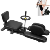 Attrezzo per la palestra domestica, attrezzo pieghevole per stretching gambe pesanti con rotazione di 210 gradi, migliora la flessibilità e la divisione delle gambe, strumento di allenamento fitness