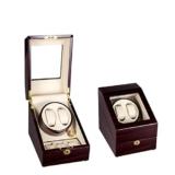 Avvolgitore automatico per orologi scatola per orologi 2+3 avvolgitori automatici per orologi scatola cuscinetti in pelle motore silenzioso 5 modalità di rotazione avvolgitore automatico della cassa