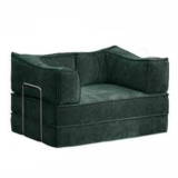 BEDOIN Poltrona Letto Pieghevole per Camera da Letto, Divano Letto Futon, Divano da Terra per Adulti Poltrona Letto per Soggiorno, Divano Lounge, Divano Letto Trasformabile F