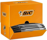 BIC Cristal Original, Penne Nere a Sfera, Punta Media (1 mm), Confezione 150 Unità, Cancelleria Ufficio e Business “esclusiva amazon”