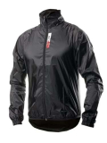 BIOTEX Mantellina X-Light Antivento Ciclismo e Running, Abbigliamento Tecnico Sportivo, Giacca Traspirante e Ripiegabile, Nero, L