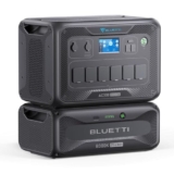 BLUETTI Centrale Elettrica Solare AC300 & B300K Batteria Espandibile, 2764,8Wh LiFePO4 Batteria, 6 3000W AC Uscite (6000W Picco), Sistema di Alimentazione Modulare per Campeggio, Domestico, Emergenza