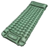 BLUEVER Materassino da Campeggio,Letto per Dormire All’aperto Tappetino da Campeggio Gonfiabile Leggero per Escursionismo, Zaino in Spalla, Amaca, Tenda, Campeggio (Green)