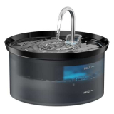 BMDSAE Fontanella per Gatti: Fontana per Gatto d’acqua per Animali Domestici con Pompa Ultra Silenziosa, Filtro a Carbone Attivo Mantenendo l’acqua Pulita, Capacità 2,5L, Design del Rubinetto