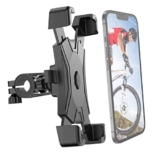 BNAM Supporto Cellulare Bici Rotolabile 360 Gradi, Porta Telefono Bike, Supporto Telefono Bici Elettrica,Bicicletta, Monopattino Elettrico, Mountainbike per Telefono da 4-7 Pollici