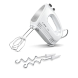 BOSCH MFQ24200 CLEVERMIXX Batteur – Blanc/Inox