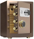 BZBZB Cassaforte per Soldi con Serratura a Chiave Scatola Porta Password Meccanica in Acciaio per Uso Domestico