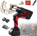 BZBZB Pinza crimpatrice a Batteria, Pinze idrauliche Ricaricabili, Pinza crimpatrice idraulica, Pinza crimpatrice a Batteria, Pinza crimpatrice Ut