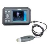 BZZBZZ Scanner a ultrasuoni Scanner Portatile Veterinario per Animali da Fattoria Macchina per ecografia Portatile con sonda a Settore Meccanico da 3,5 MHz Uso per Cani/Gatti/Pecore